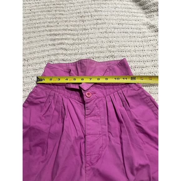 VTG Unionbay Barrel Leg Pants Button 100% Cotton Womens Sz 9 Pink *Discoloration - Picture 6 of 16